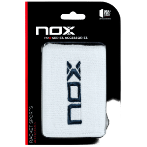 Bracelets de sport de padel NOX Blanc / Bleu Marine