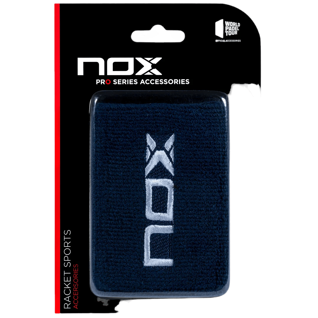Bracelets de sport de padel NOX Bleu Marine / Blanc