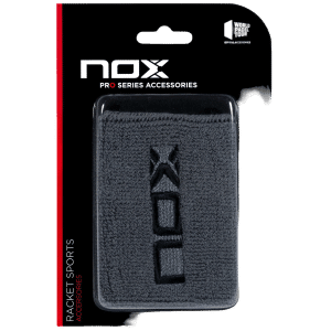 Bracelets de sport de padel NOX Gris / Noir