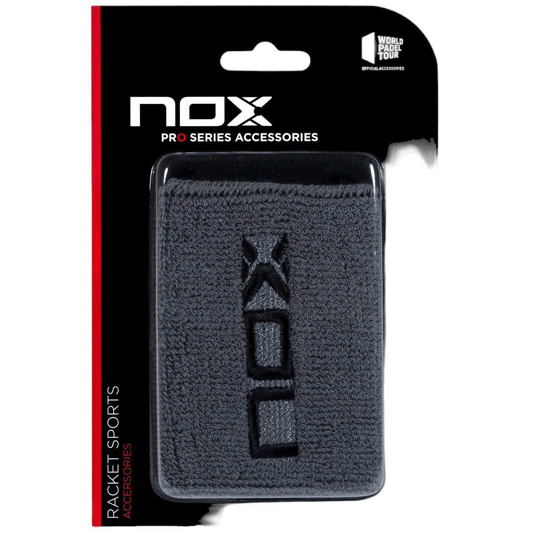 Bracelets de sport de padel NOX Gris / Noir