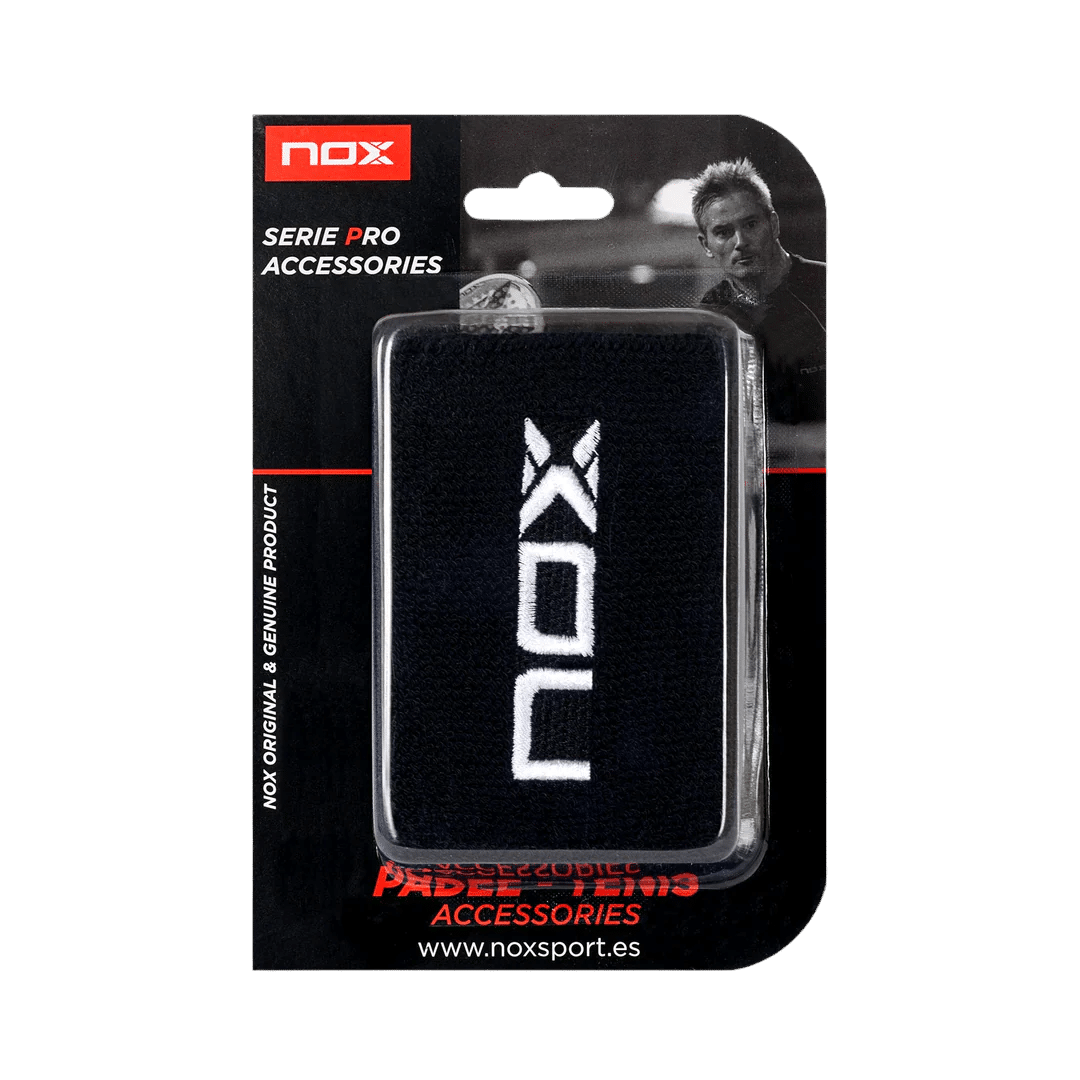 Bracelets de sport de padel NOX Noir / Blanc