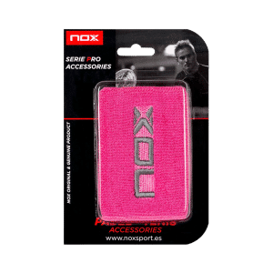 Bracelets de sport de padel NOX Rose / Blanc