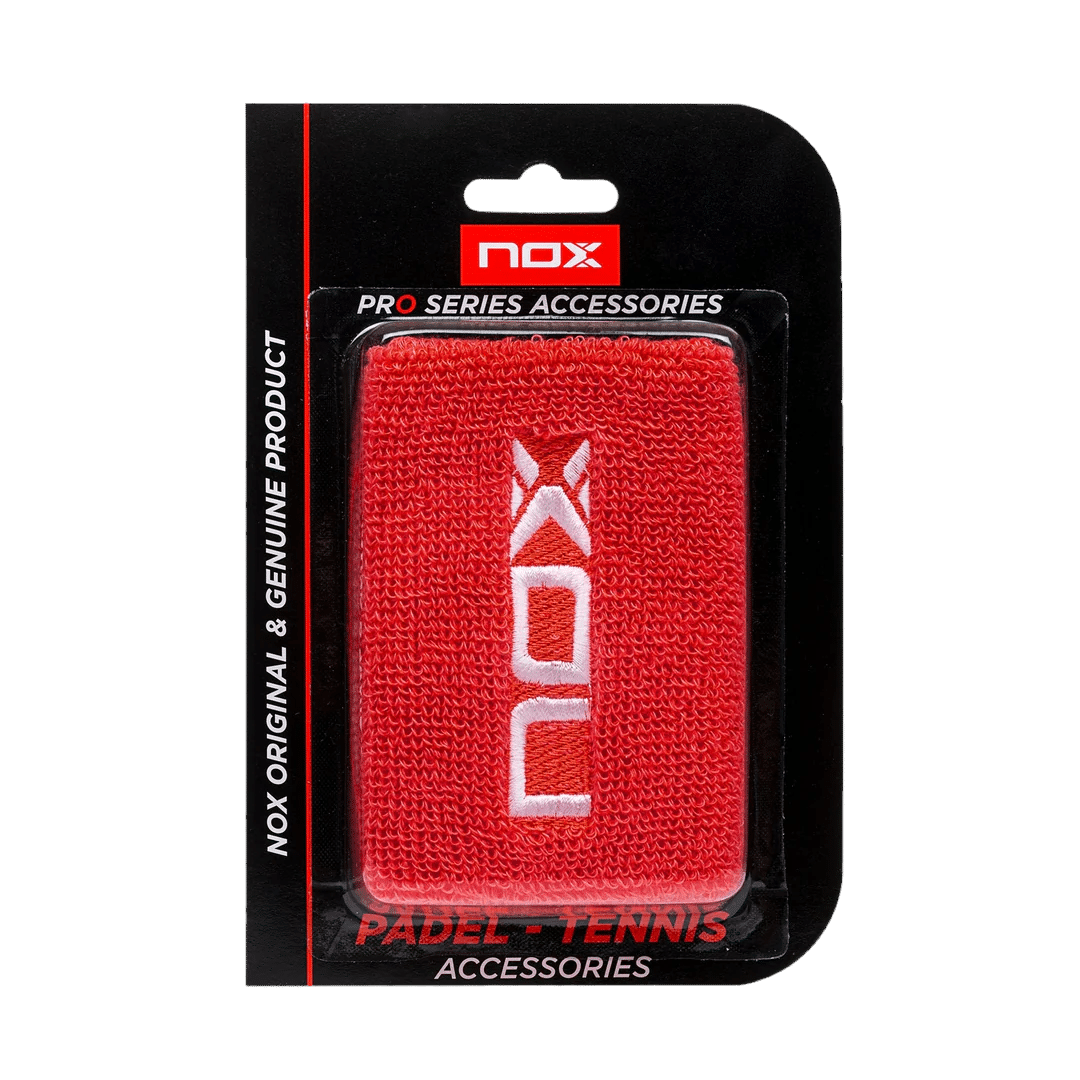 Bracelets de sport de padel NOX Rouge / Blanc