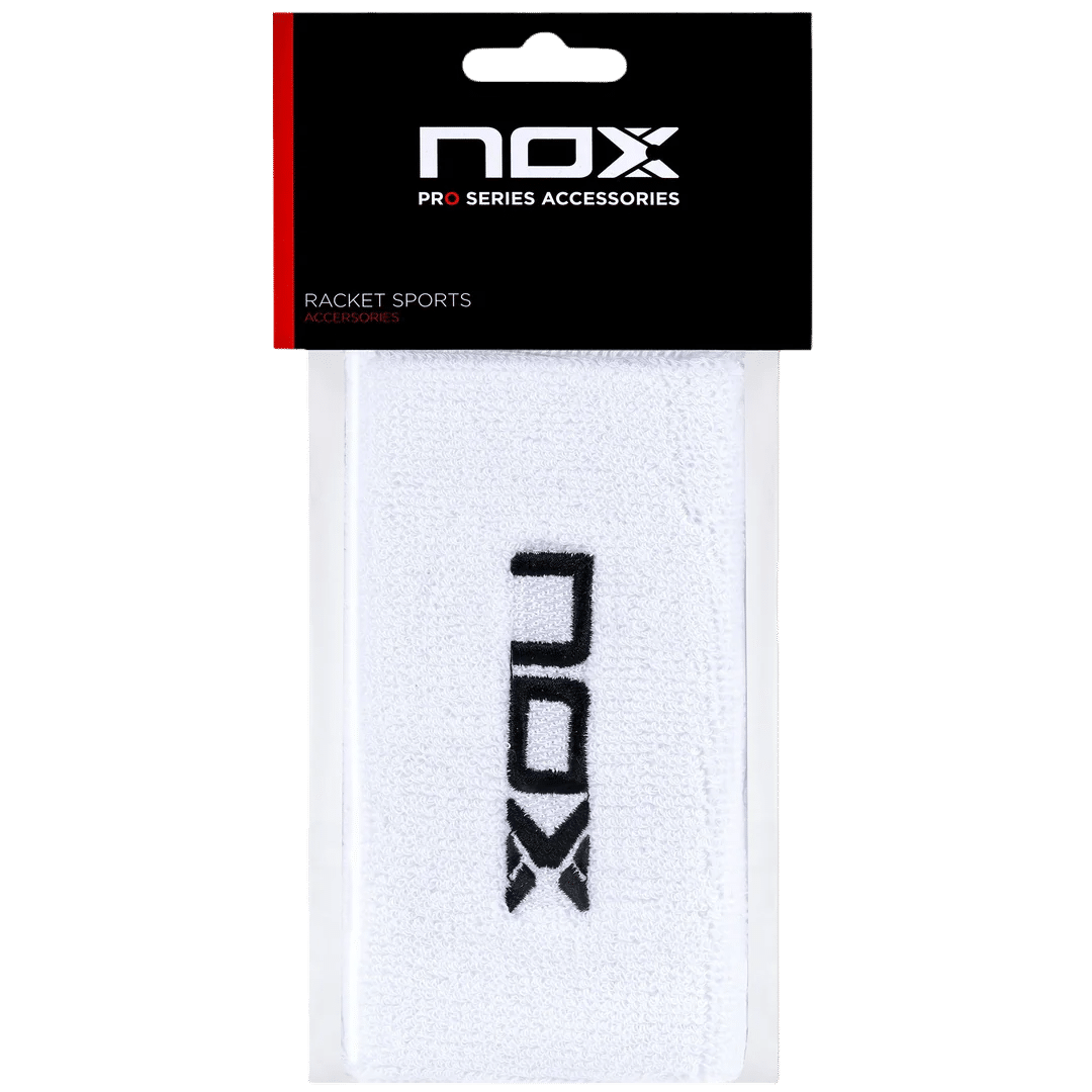Longs bracelets de sport de padel NOX Blanc / Noir