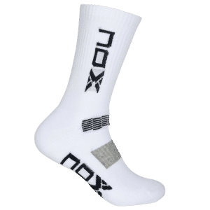 1 paire de chaussettes de sport de padel NOX Blanc / Bleu - HOMME