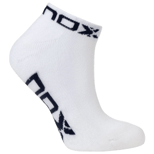 1 paire de chaussettes de sport de padel NOX Blanc / Bleu Marine FEMME