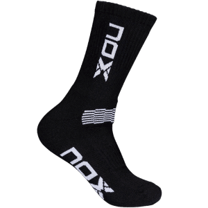 1 paire de chaussettes de sport de padel NOX Noir / Blanc HOMME