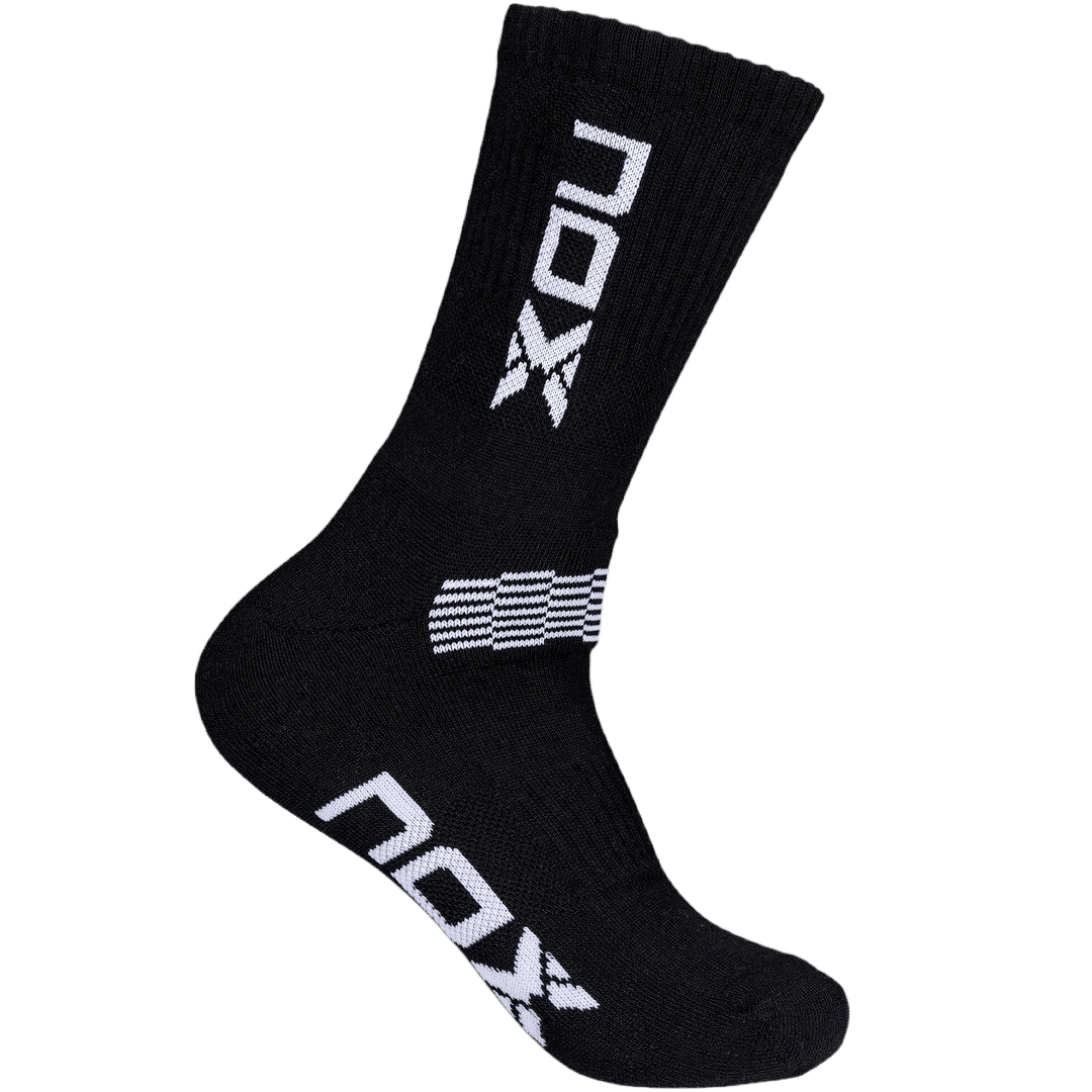 1 paire de chaussettes de sport de padel NOX Noir / Blanc HOMME