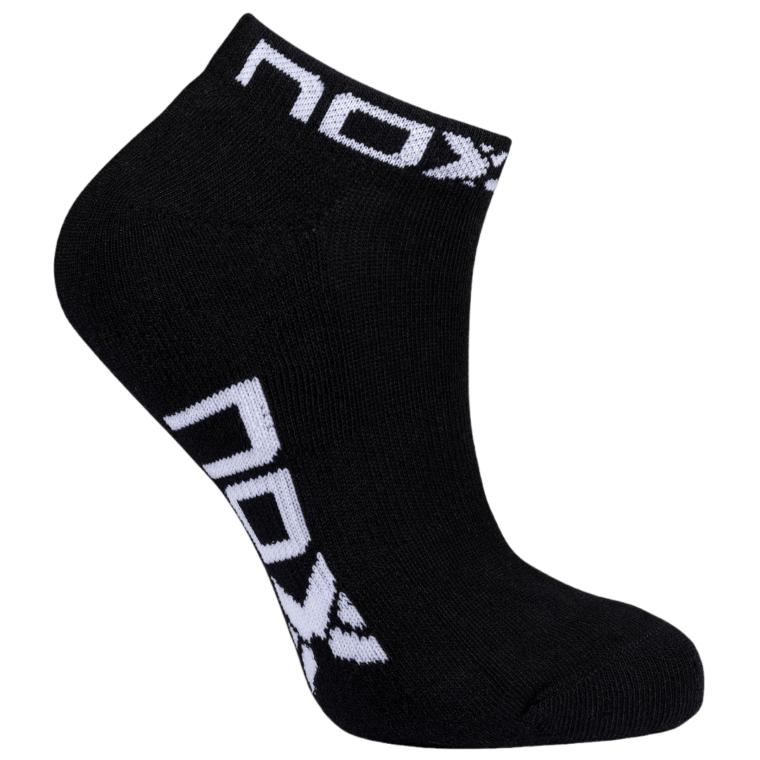 1 paire de chaussettes de sport de padel NOX Noir / Blanc FEMME