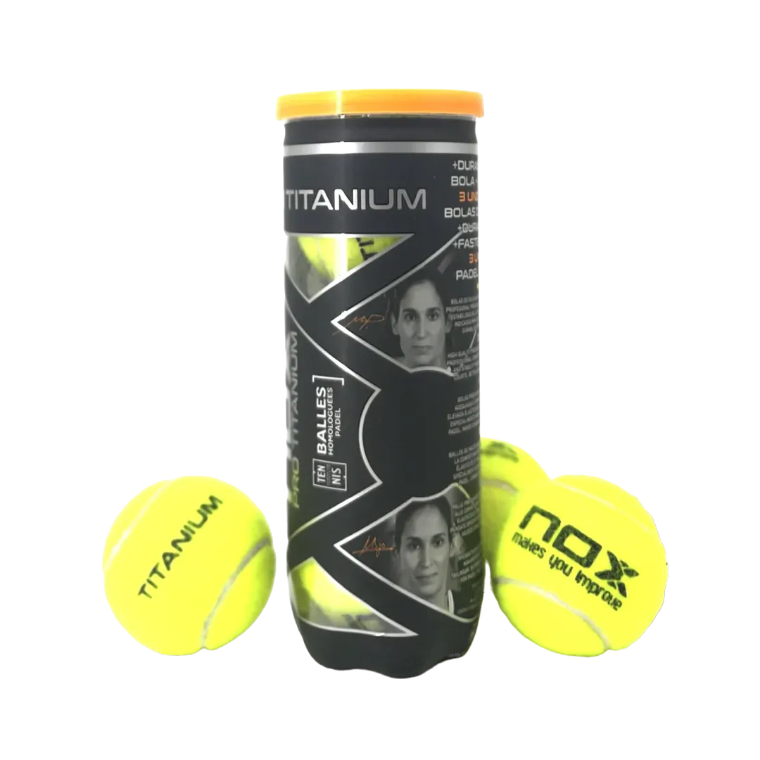 Boite de 3 balles de padel PRO TITANIUM – Image 3