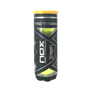 Boite de 3 balles de padel PRO TITANIUM