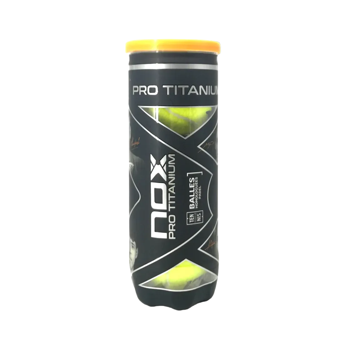 Boite de 3 balles de padel PRO TITANIUM