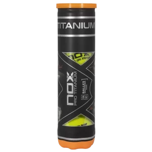 Boite de 4 balles de padel PRO TITANIUM