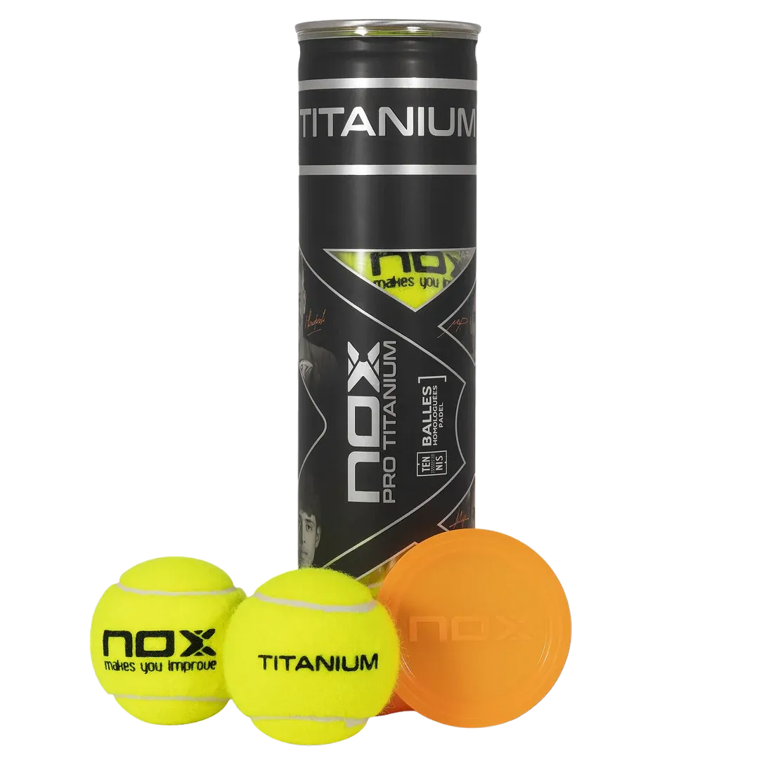 Boite de 4 balles de padel PRO TITANIUM – Image 3
