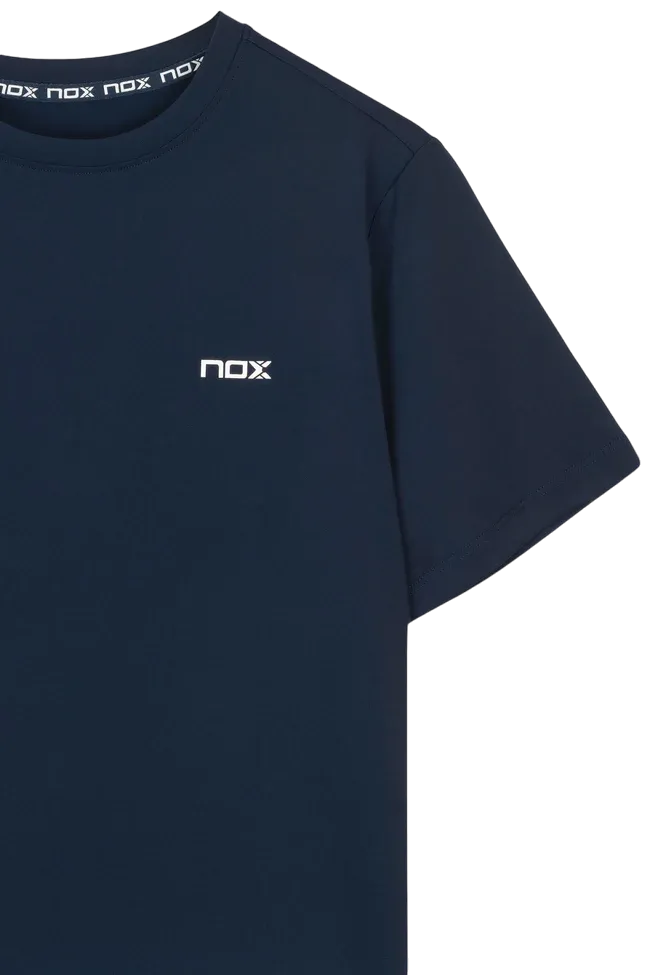 T-Shirt de sport de padel NOX - Homme TEAM REGULAR - Bleu Marine – Image 5
