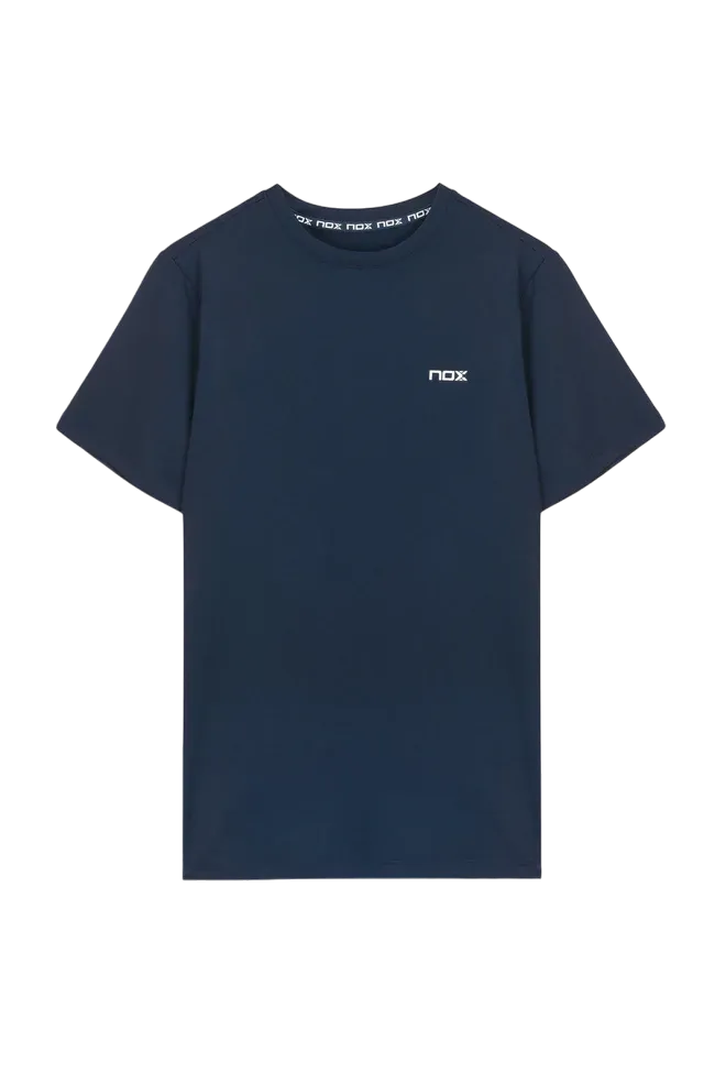 T-Shirt de sport de padel NOX - Homme TEAM REGULAR - Bleu Marine
