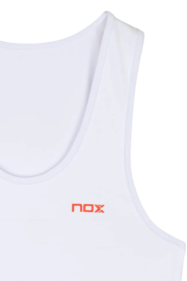 T-shirt de sport de padel NOX - Femme TEAM - Blanc – Image 5