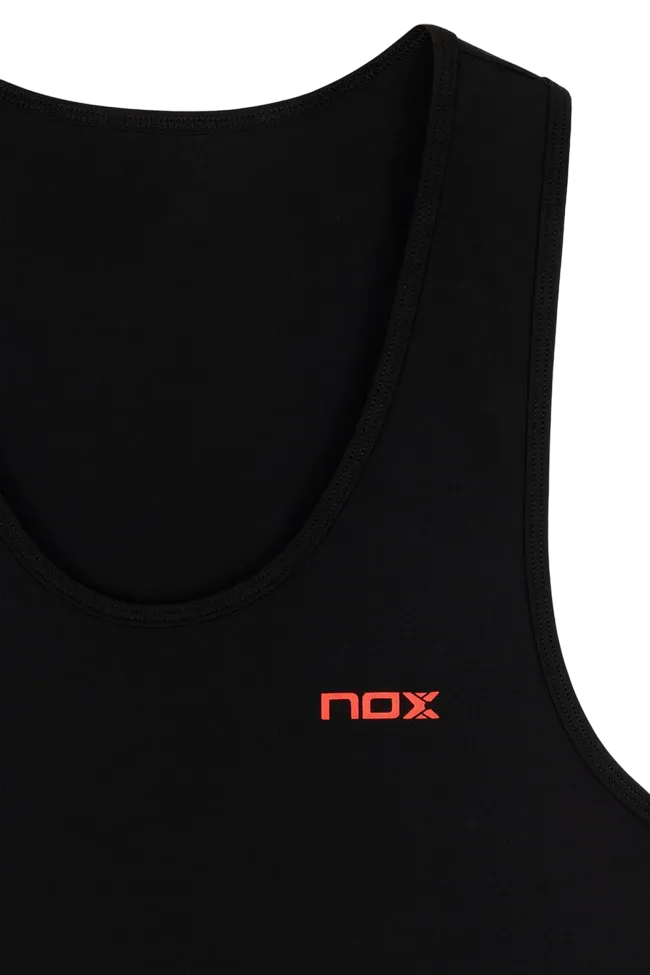 T-shirt de sport de padel NOX - Femme TEAM - Noir – Image 5