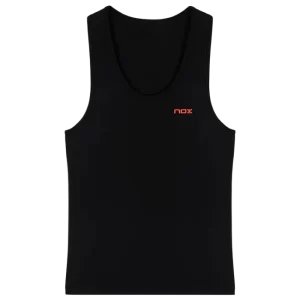 T-shirt de sport de padel NOX - Femme TEAM - Noir