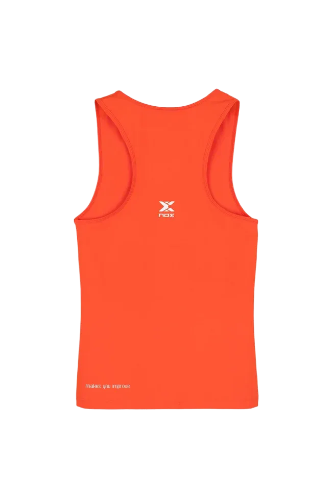T-shirt de sport de padel NOX - Femme TEAM - Rouge – Image 2