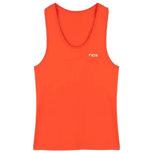 T-shirt de sport de padel NOX - Femme TEAM - Rouge