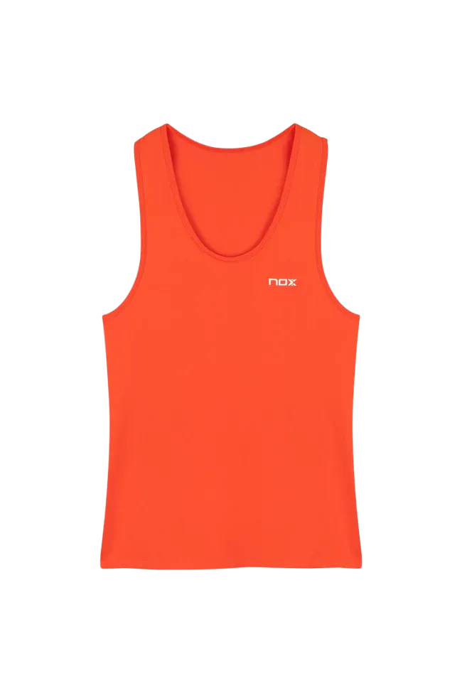 T-shirt de sport de padel NOX - Femme TEAM - Rouge