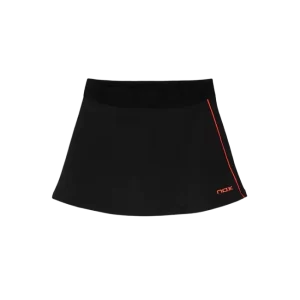 Jupe de sport de padel NOX - Femme TEAM - Noire