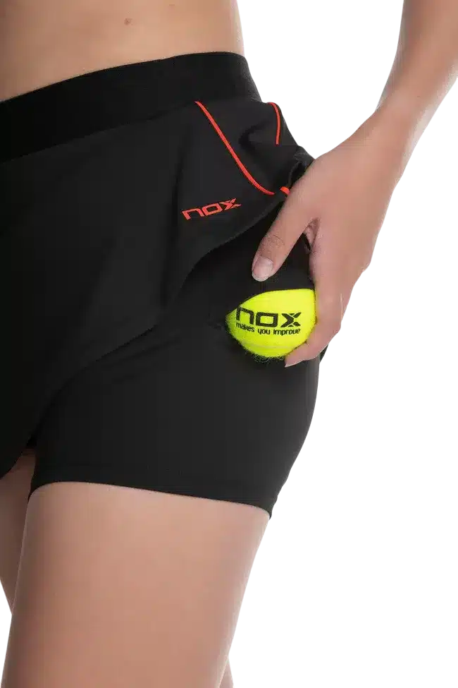 Jupe de sport de padel NOX - Femme TEAM - Noire – Image 5