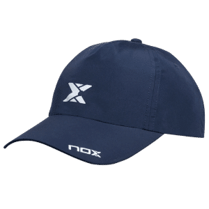 Casquette à scratch velcro bleu NOX