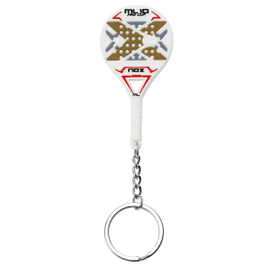 Lot de 20 porte clés raquette de padel NOX Blanc - ML10 Pro Cup