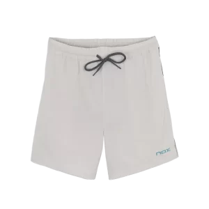 Short de sport de padel NOX - Homme PRO - Gris chaud