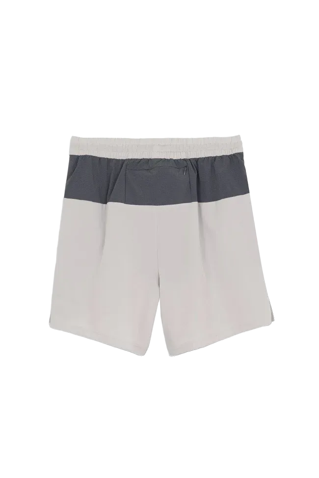 Short de sport de padel NOX - Homme PRO - Gris chaud – Image 2
