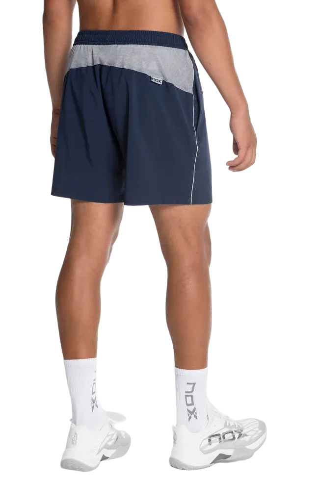 Short de sport de padel NOX - Homme TEAM - Bleu Marine – Image 4