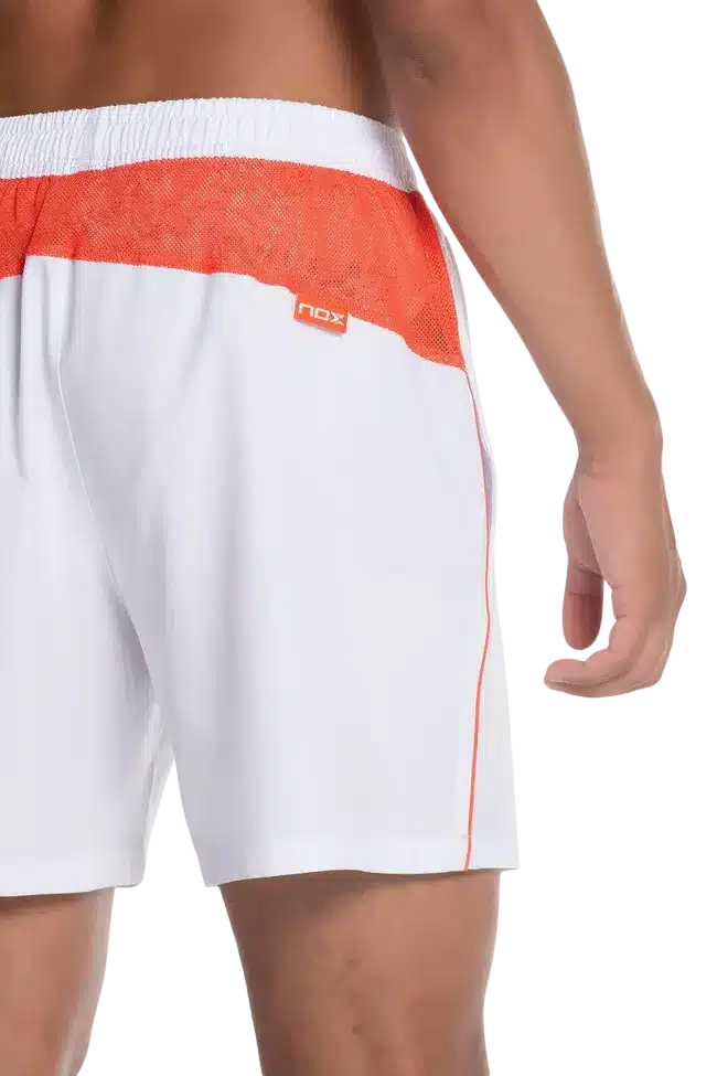 Short de sport de padel NOX - Homme TEAM - Blanc – Image 5