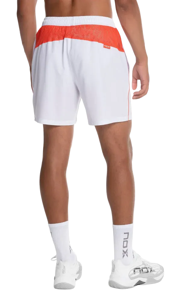 Short de sport de padel NOX - Homme TEAM - Blanc – Image 4