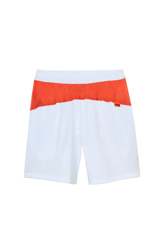 Short de sport de padel NOX - Homme TEAM - Blanc – Image 2
