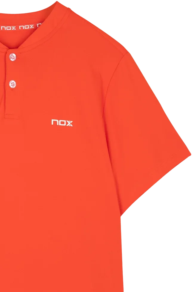 Polo de sport de padel NOX - Homme TEAM REGULAR - Rouge – Image 5
