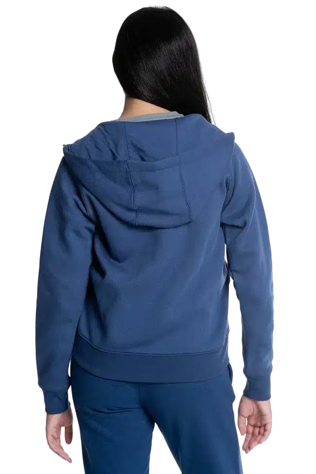 Veste de sport de padel NOX BASIC avec zip et capuche - Femme CASUAL - Bleu Marine – Image 4
