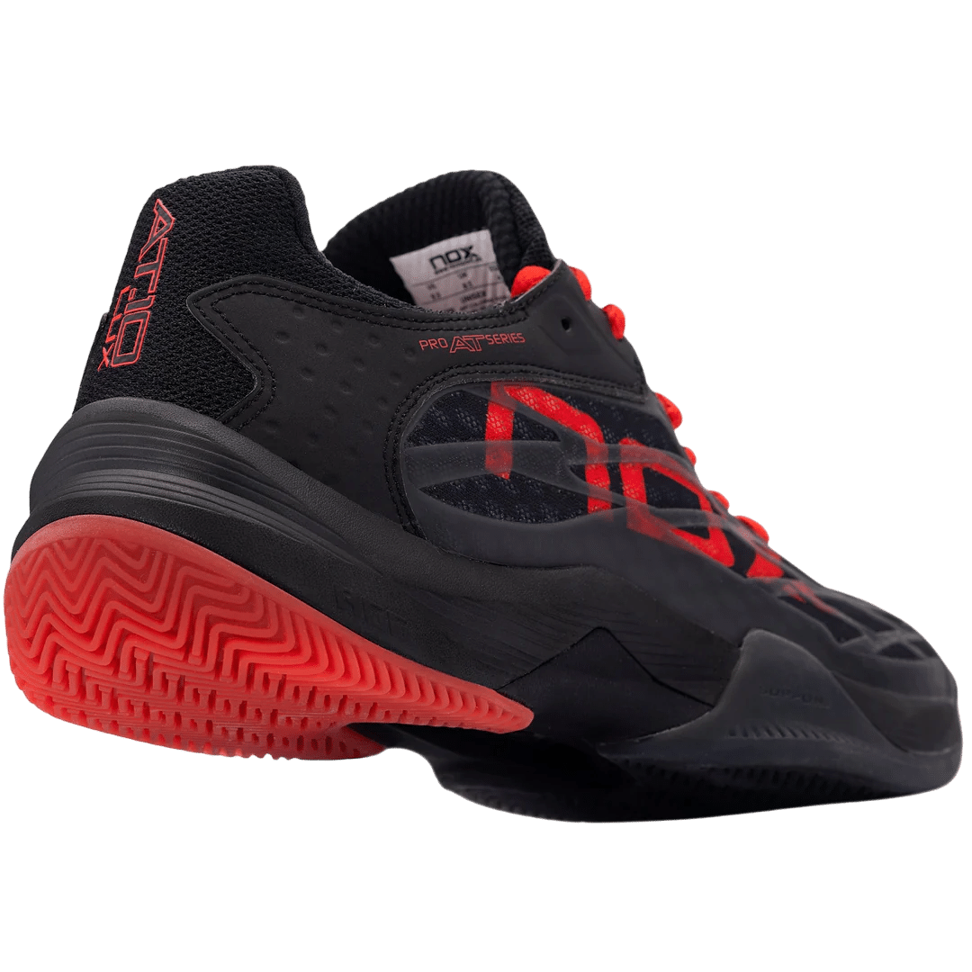 AT10 Basket chaussures de padel NOX noir / rouge – Image 7