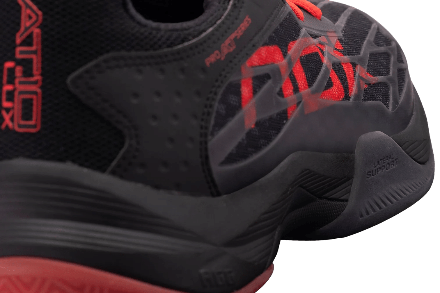 AT10 Basket chaussures de padel NOX noir / rouge – Image 6