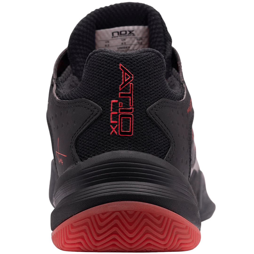 AT10 Basket chaussures de padel NOX noir / rouge – Image 5