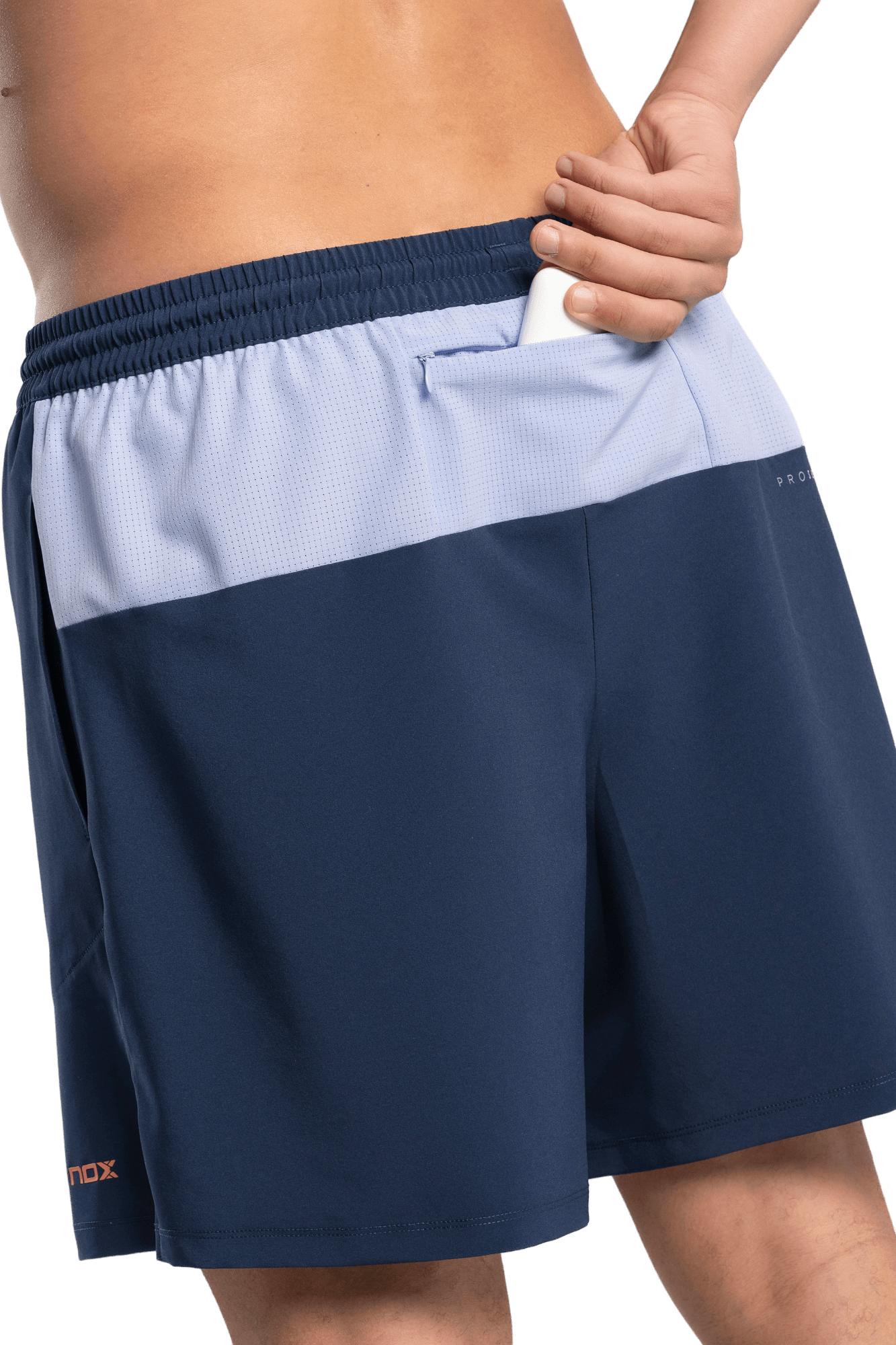 Short de sport de padel NOX - Homme PRO - Bleu Marine – Image 10