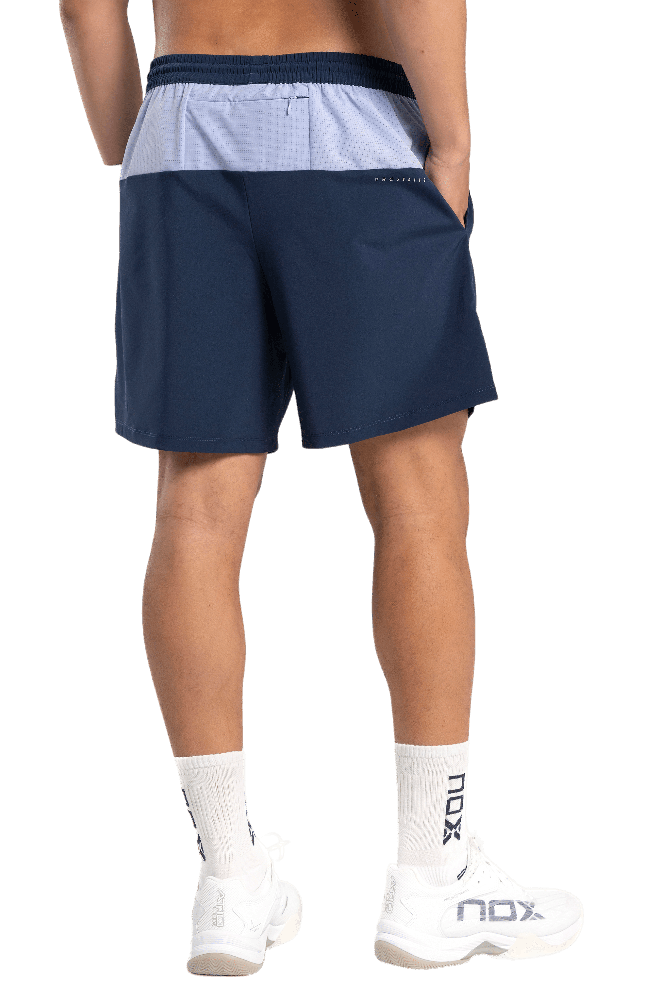 Short de sport de padel NOX - Homme PRO - Bleu Marine – Image 8