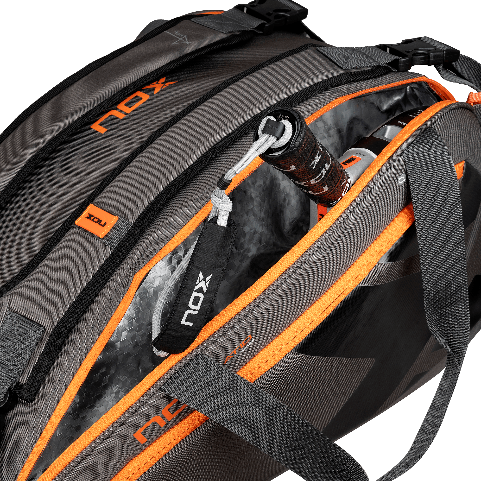 2024 - Sac de padel NOX AT10 Team Gris / Orange – Image 10