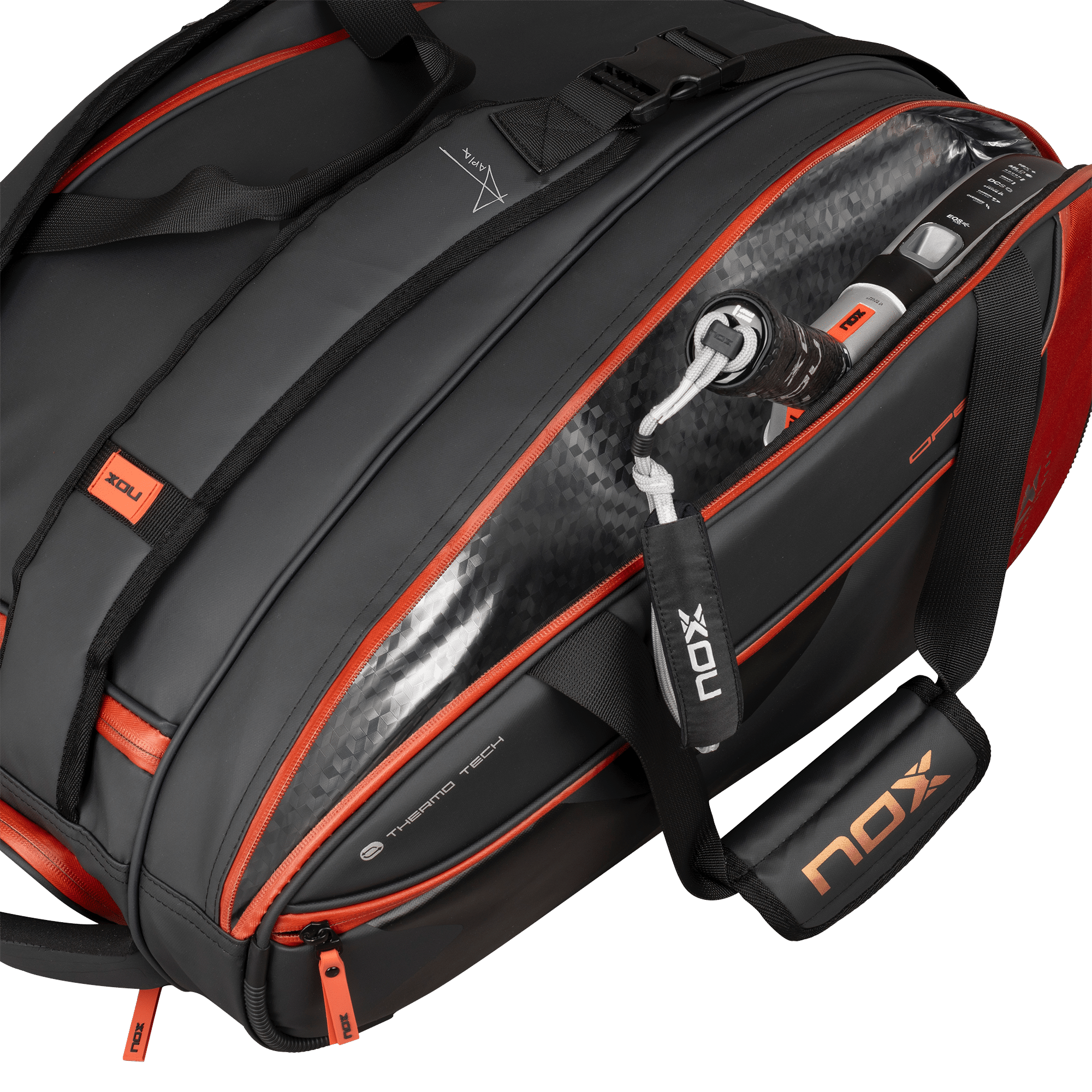 2024 - Sac de padel NOX Luxury Open Séries Noir / Rouge – Image 5