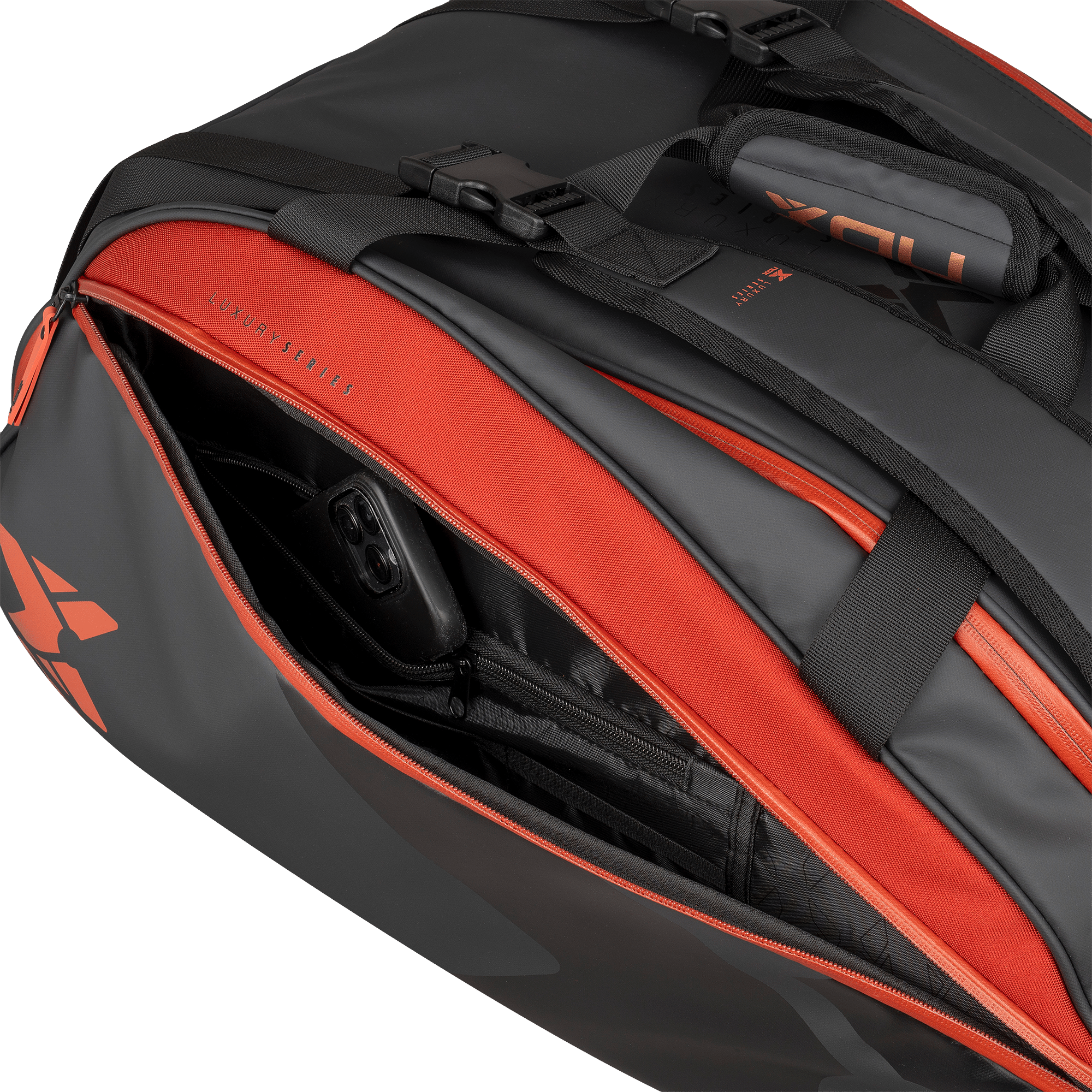 2024 - Sac de padel NOX Luxury Open Séries Noir / Rouge – Image 4