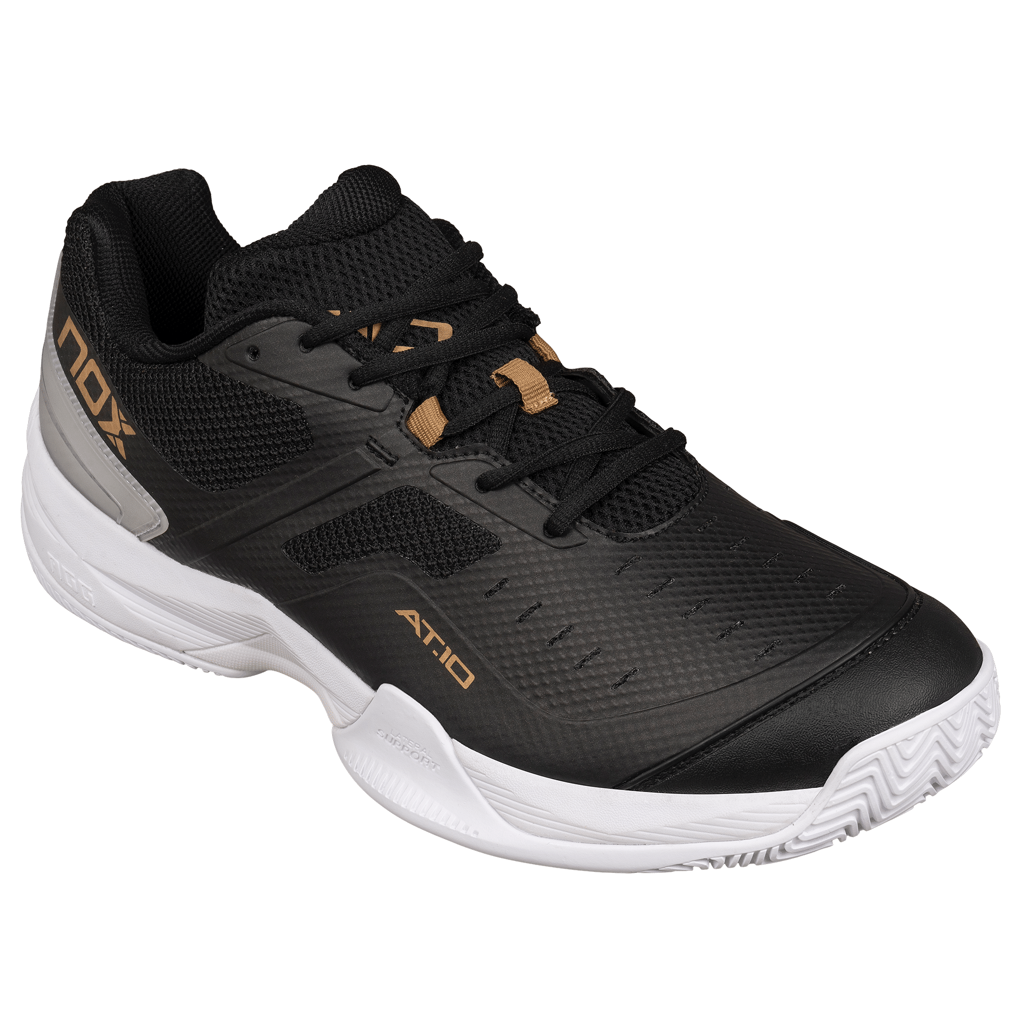 AT10 PRO Basket chaussures de padel NOX noir / or – Image 4