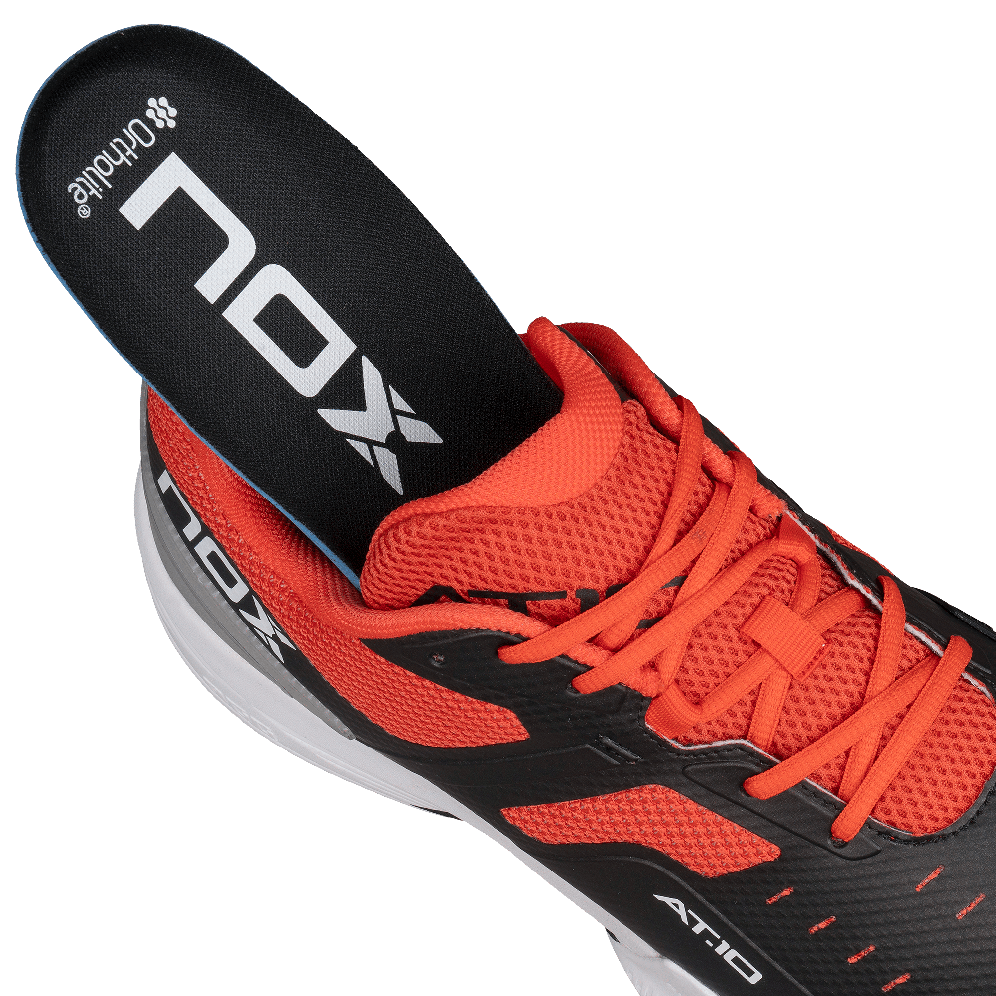 AT10 PRO Basket chaussures de padel NOX noir / rouge – Image 11