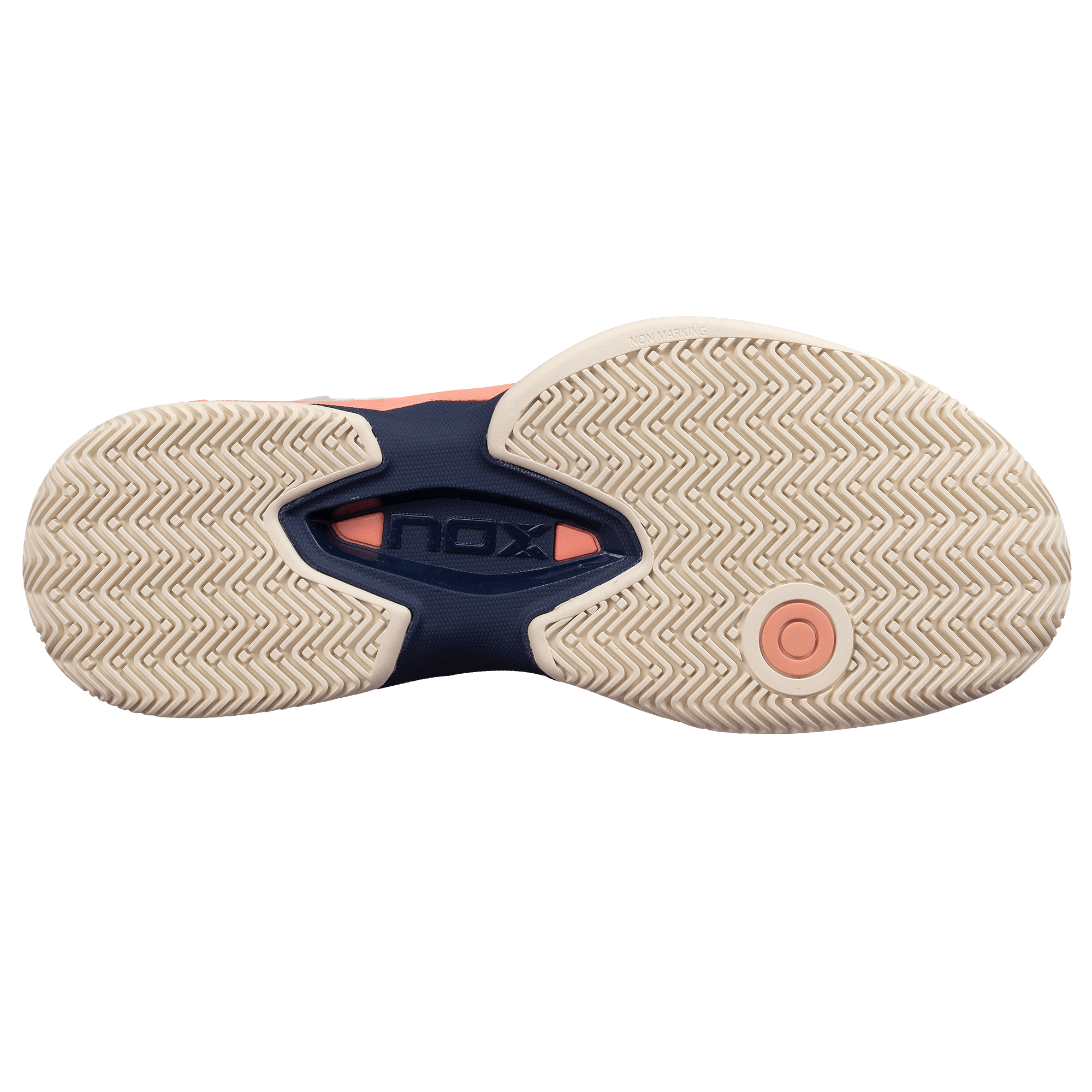 AT10 PRO Basket chaussures de padel NOX beige / rose – Image 3