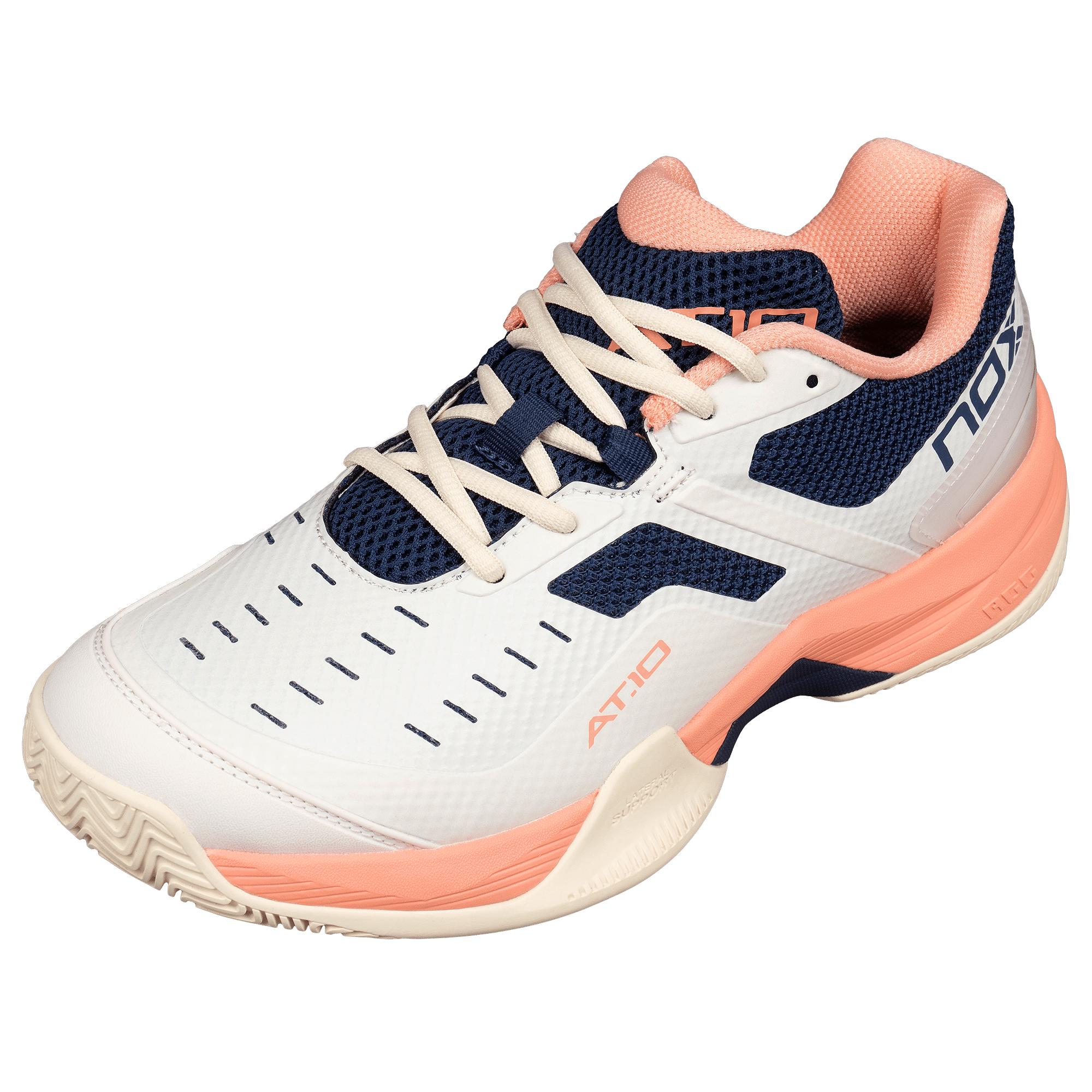 AT10 PRO Basket chaussures de padel NOX beige / rose – Image 5